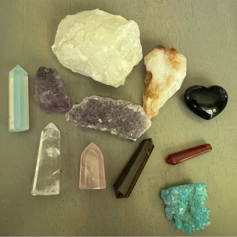 Assorted Crystal Stone Lot